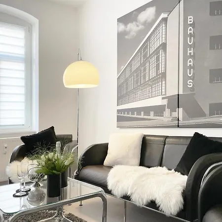 Bauhaus Design-luxus Apartment, 20er Jahre Stil, Garten Appartamento Gera