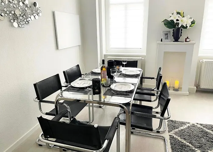 Bauhaus Design-luxus Apartment, 20er Jahre Stil, Garten Apartment Gera